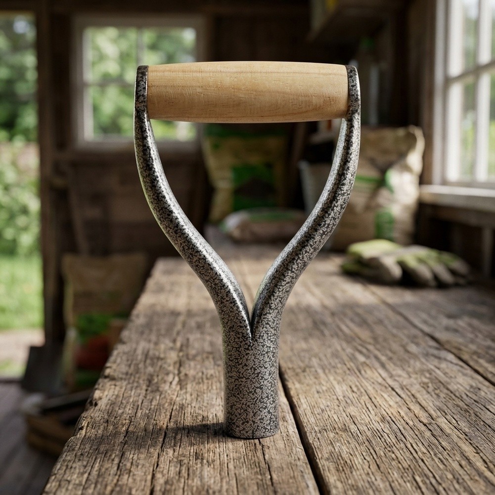 Spade Digging Fork - 1 шт. Серебристая Y-образная рукоятка для