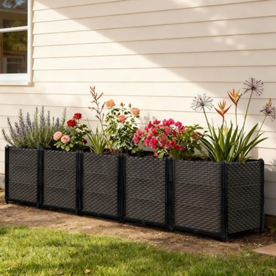 Self-Watering Planter - Уличный самополивный приподнятый ящик для растений