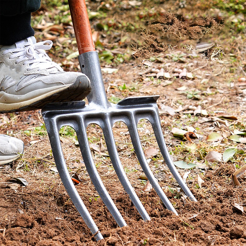 Spade Digging Fork - Прочная садовая вилка из высокоуглеродистой стали