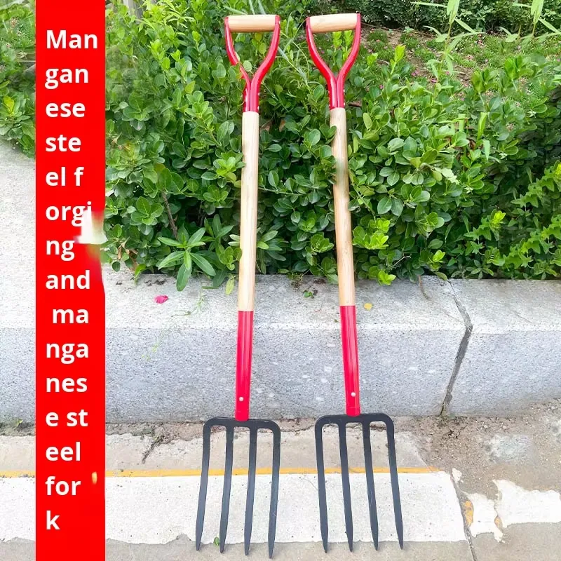 Четырехзубый стальной вилочный – обзор и цена Spade Digging Fork