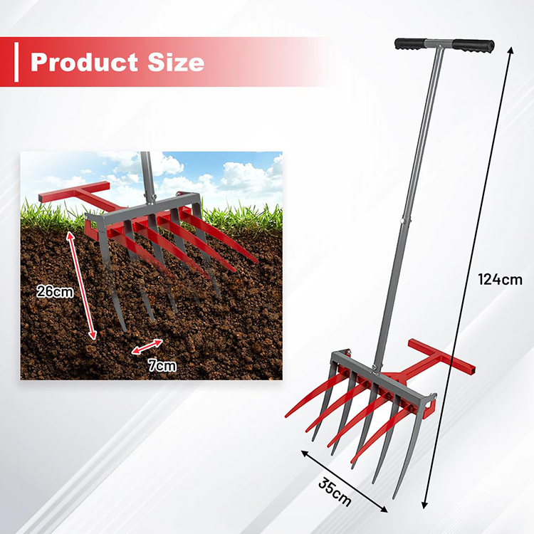 Садовые вилы-лопаты 2-в-1 с Т- – обзор и цена Spade Digging Fork