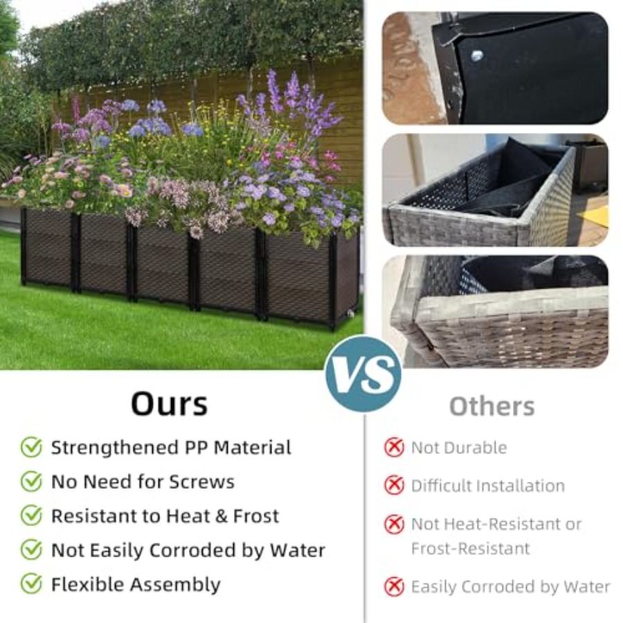 Уличный самополивный приподнят – обзор и цена Self-Watering Planter