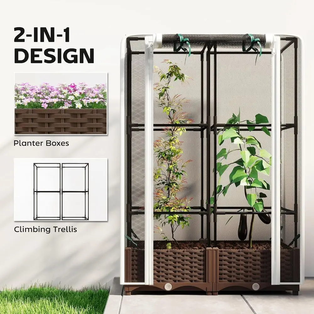 Высокая грядка для сада с реше – обзор и цена Self-Watering Planter