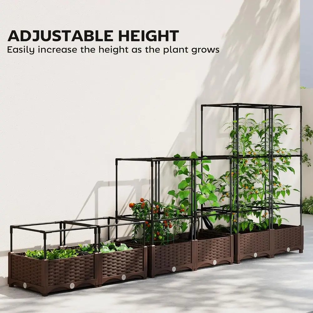Высокая грядка для сада с реше – обзор и цена Self-Watering Planter