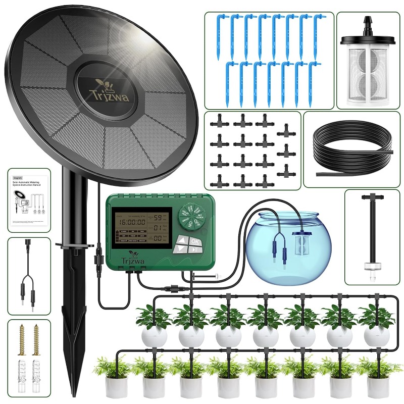 Солнечное ирригационное оборуд – обзор и цена Automatic Plant Waterer