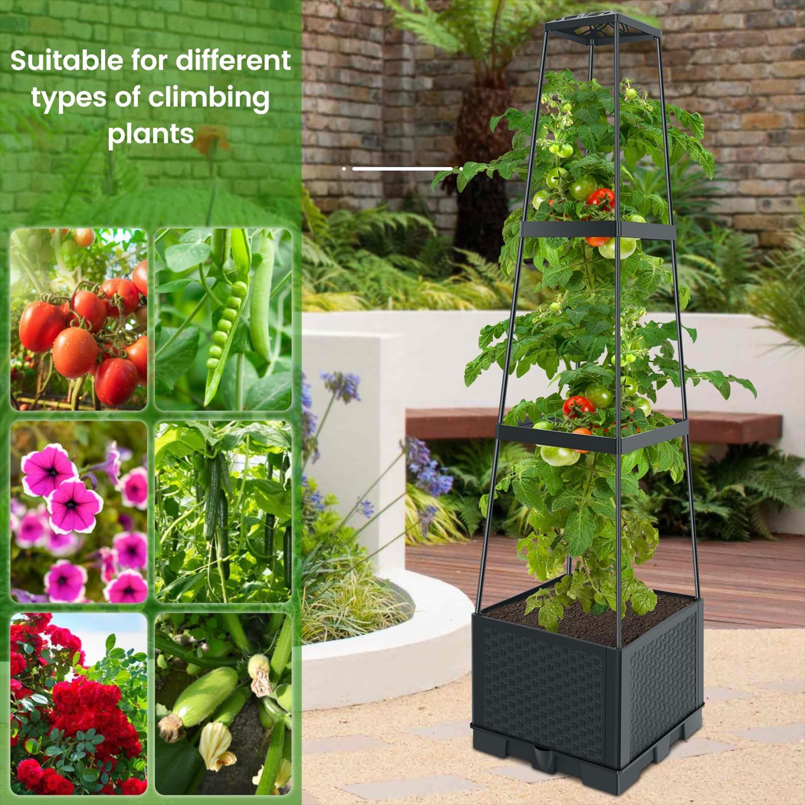 Приподнятая грядка-клумба с ре – обзор и цена Self-Watering Planter