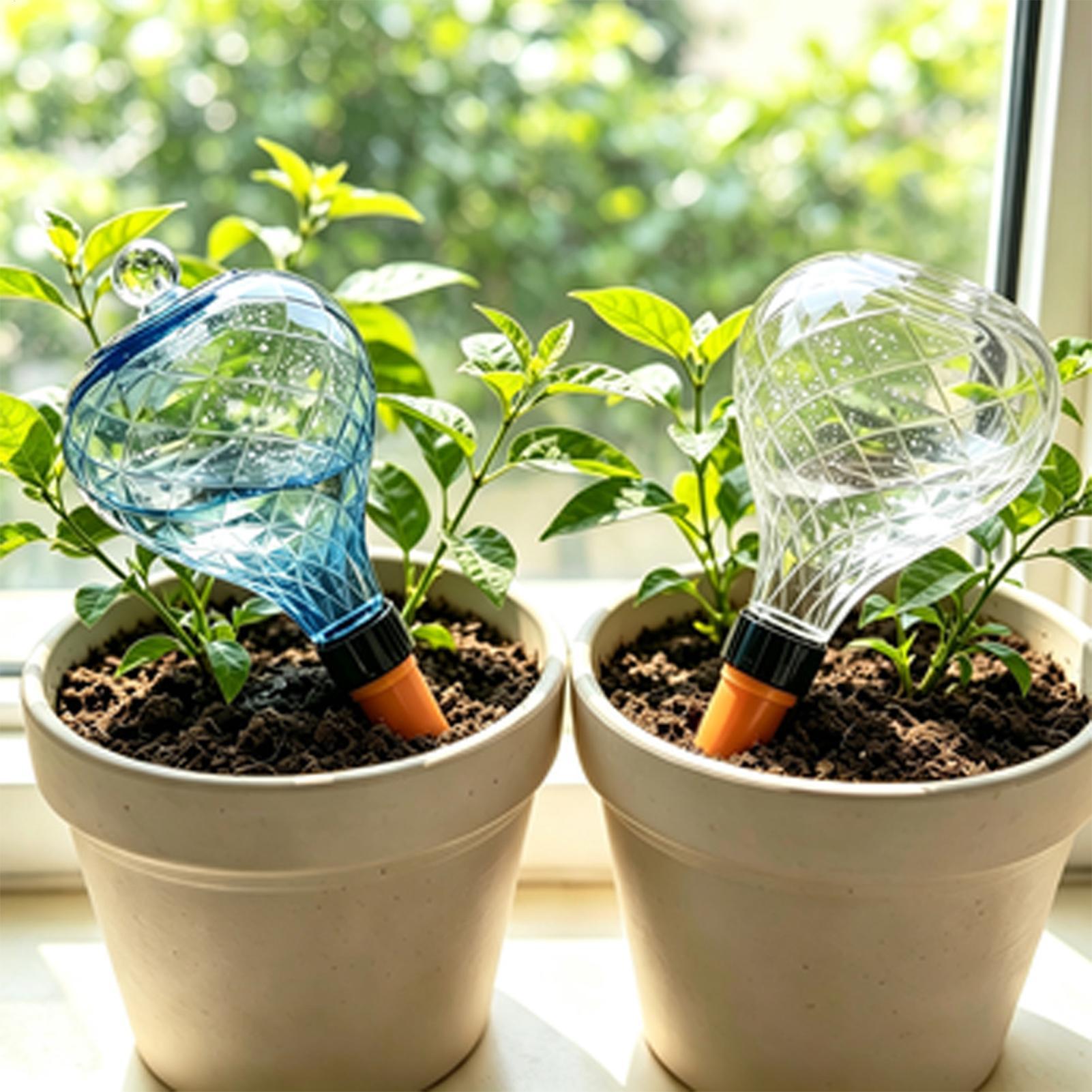 Автоматические шары для полива – обзор и цена Self-Watering Planter