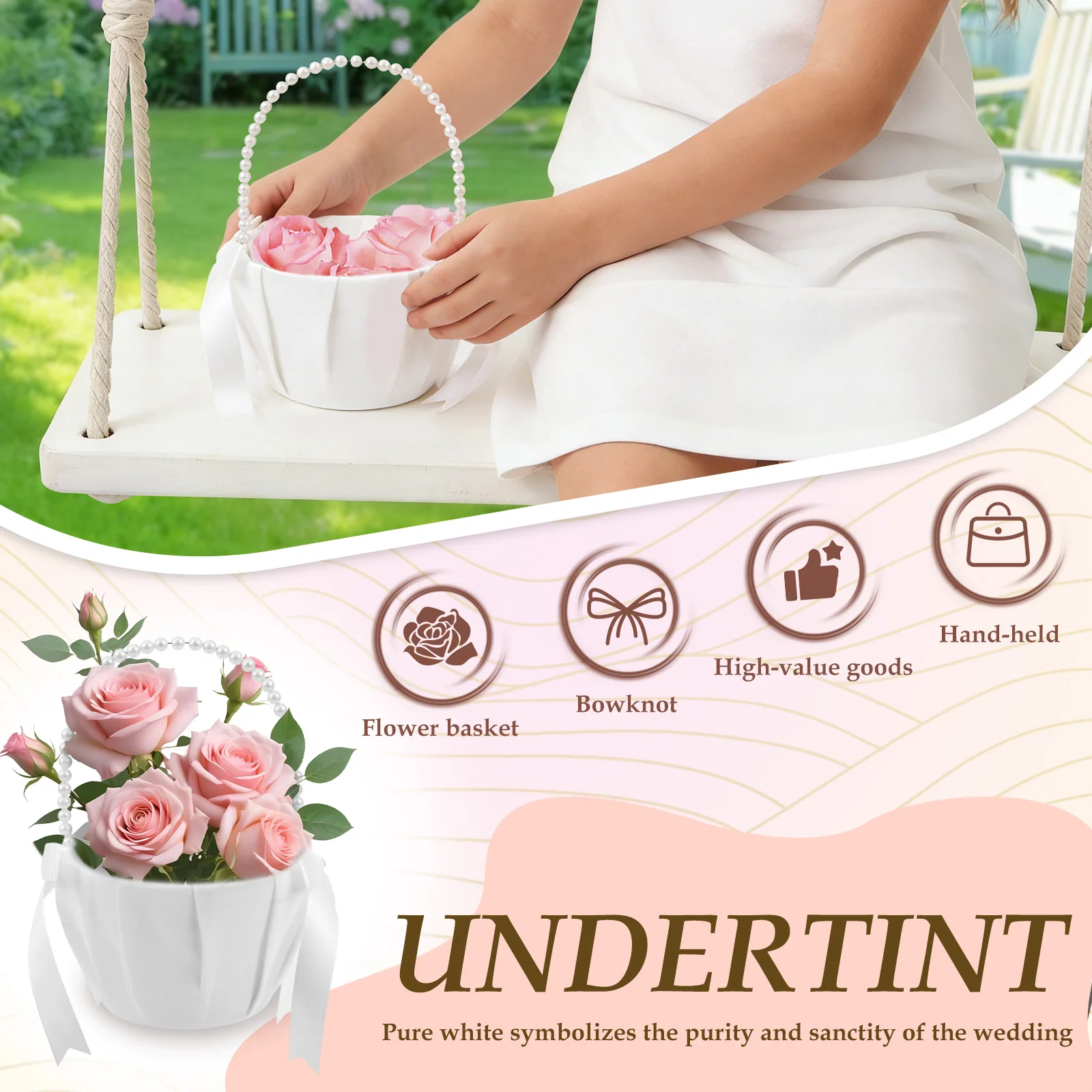 2 шт. свадебные корзинки для ц – обзор и цена Gardening Tools Girls
