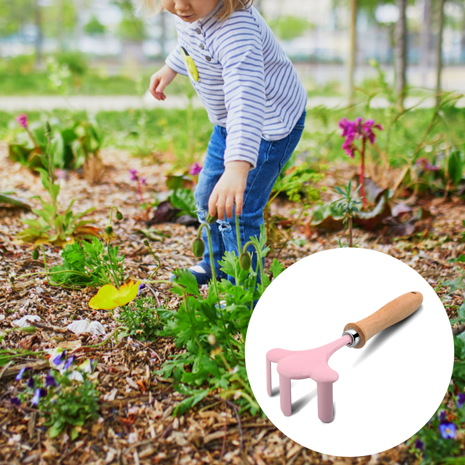Набор для садоводства с деревя – обзор и цена Gardening Tools Girls